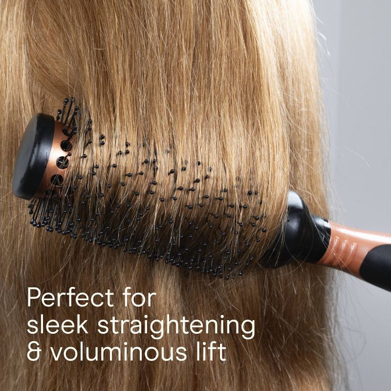 slide 6 of 9, Conair Copper Pro Air Thermal Nylon Bristle Round Hair Brush - Medium Barrel - All Hair, 1 ct