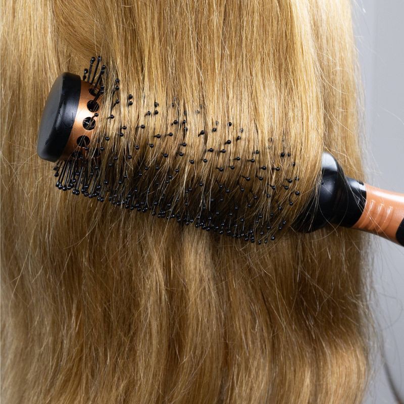 slide 7 of 7, Conair Copper Pro Air Thermal Nylon Bristle Round Hair Brush - Medium Barrel - All Hair, 1 ct