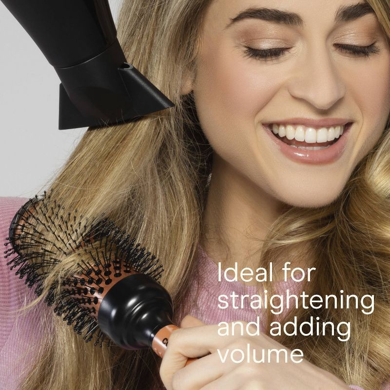 slide 6 of 8, Conair Copper Pro Air Thermal Nylon Bristle Round Hair Brush - Large Barrel - All Hair, 1 ct