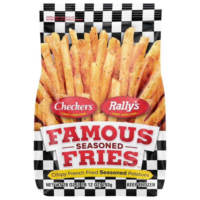 slide 1 of 6, Checkers Frozen Crispy Frozen Seasoned Fries - 28oz, 28 oz