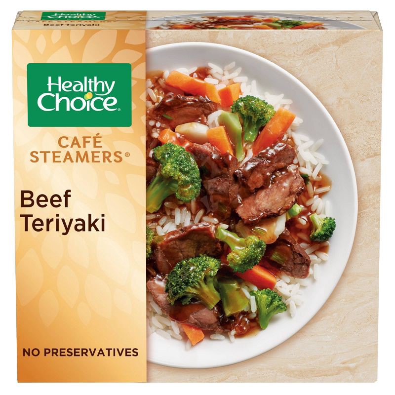 slide 1 of 4, Healthy Choice Café Steamers Frozen Beef Teriyaki - 9.5oz, 9.5 oz