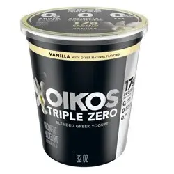 Oikos Triple Zero Vanilla Greek Yogurt - 32oz Tub