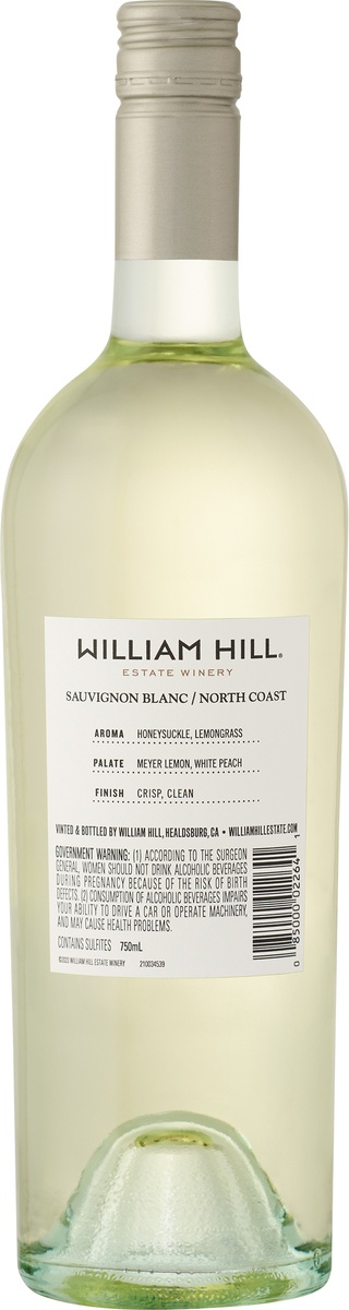 slide 3 of 4, William Hill Sauvignon Blanc Wine, 750 ml