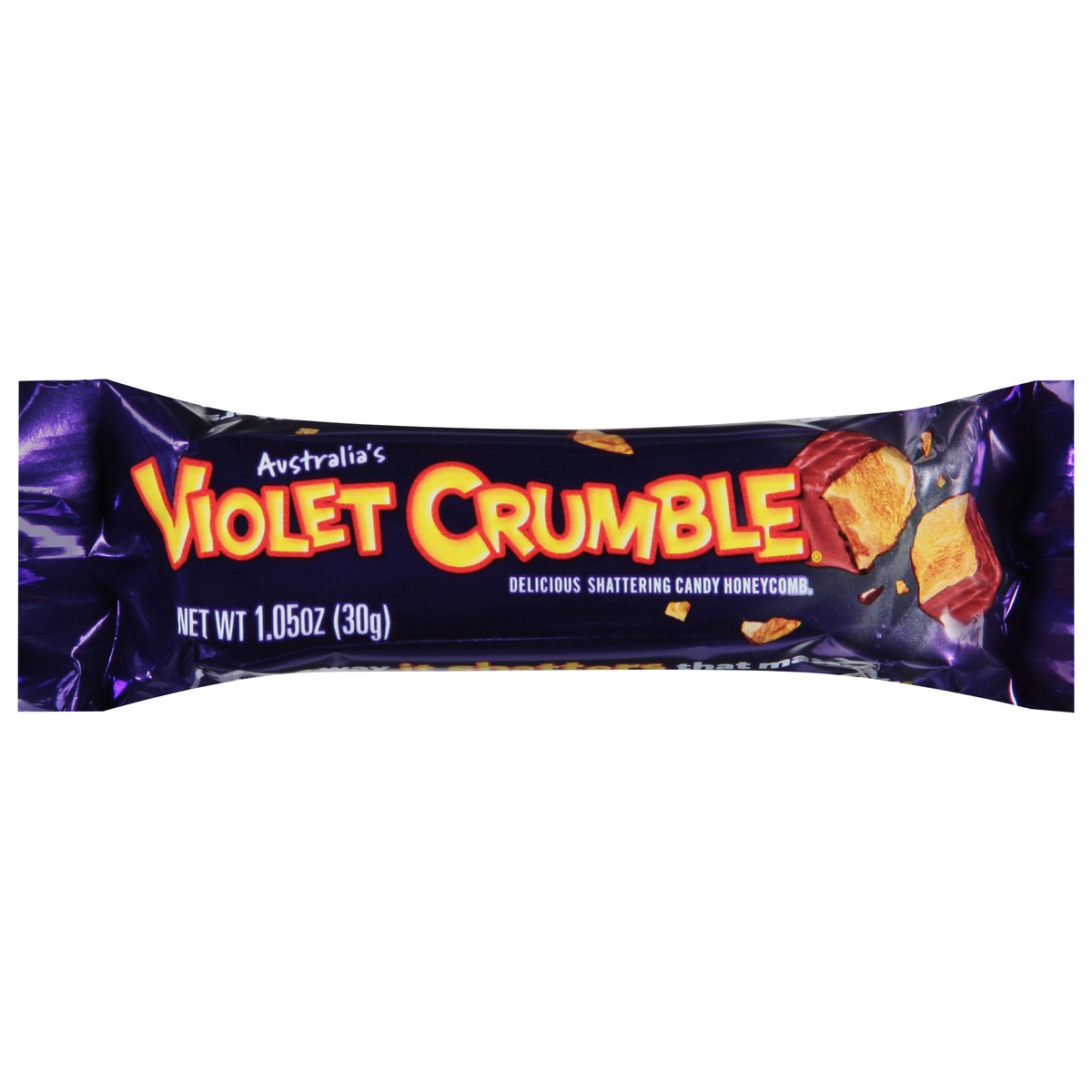 slide 1 of 9, Nestle Violet Crumble Original Chocolate Bar, 1.05 oz