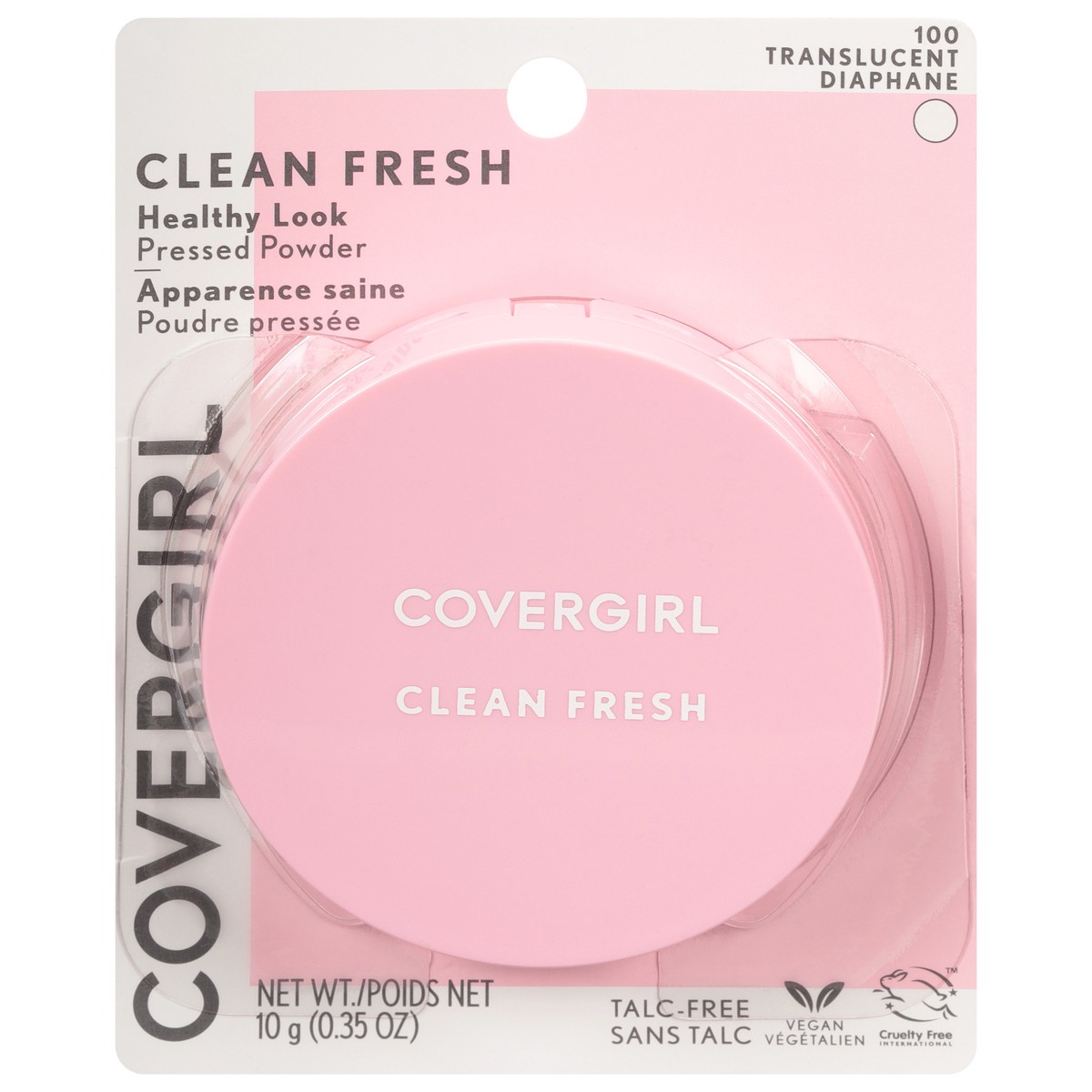 slide 1 of 9, Covergirl Clean Fresh Translucent 100 Healthy Look Pressed Powder 0.35 oz, 0.35 oz