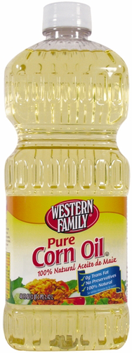 slide 1 of 1, Western Family Pure Corn Oil, 48 oz