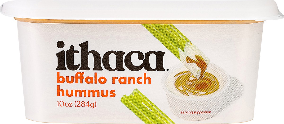 slide 5 of 7, Ithaca Cold-Crafted Buffalo Ranch Hummus 10 oz, 10 oz