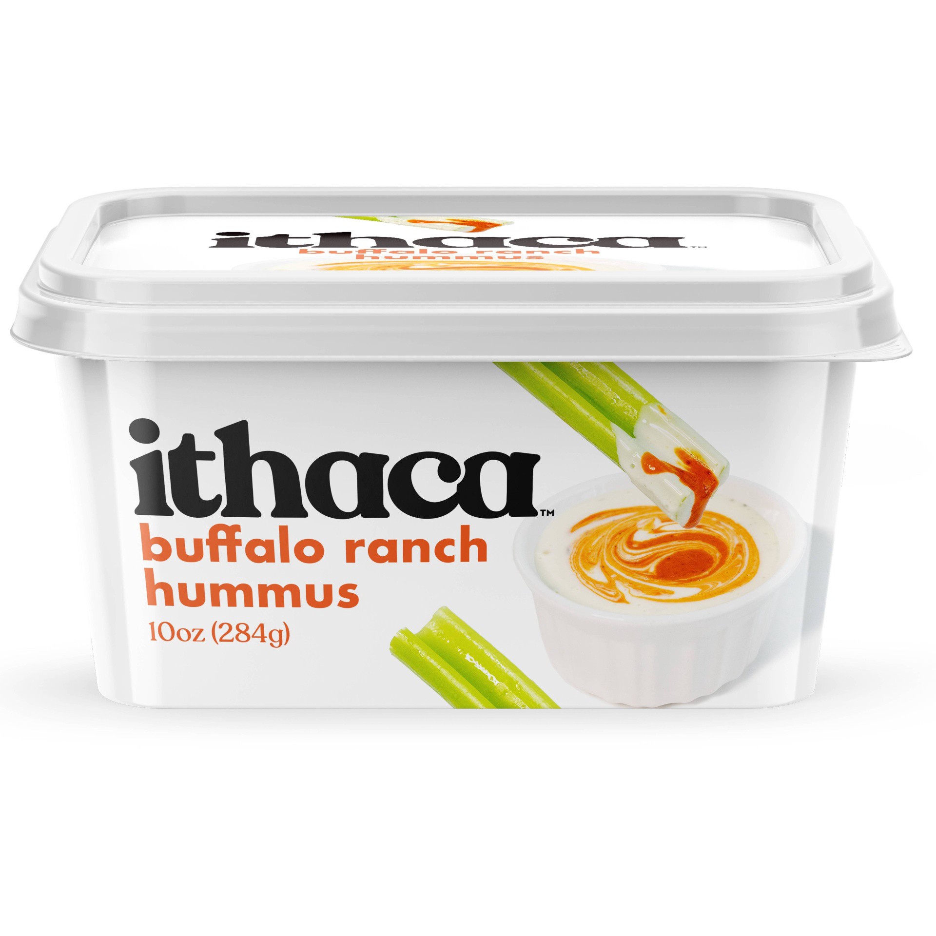 slide 1 of 7, Ithaca Cold-Crafted Buffalo Ranch Hummus 10 oz, 10 oz