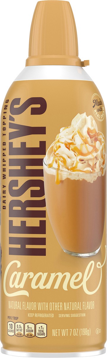 slide 1 of 14, Hershey's Caramel Dairy Whipped Topping 7 oz. Aerosol Can, 7 oz