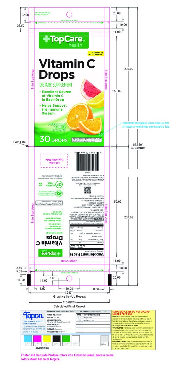 slide 9 of 16, TopCare Health Assorted Citrus Flavors Vitamin C Drops 30 ea, 30 ct