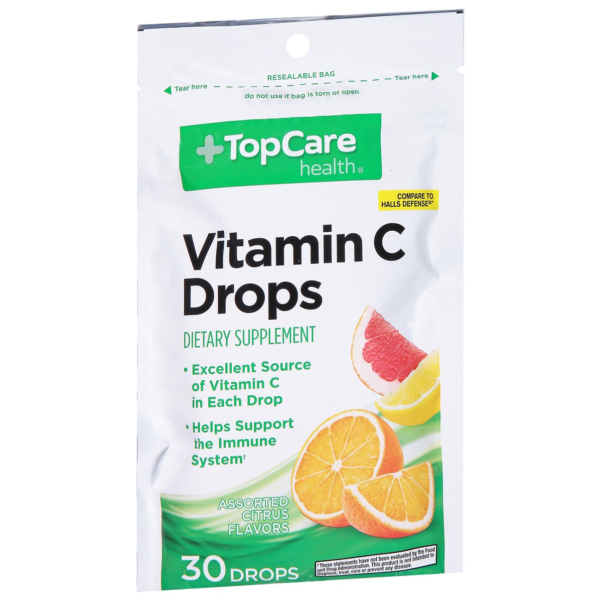 slide 15 of 16, TopCare Health Assorted Citrus Flavors Vitamin C Drops 30 ea, 30 ct