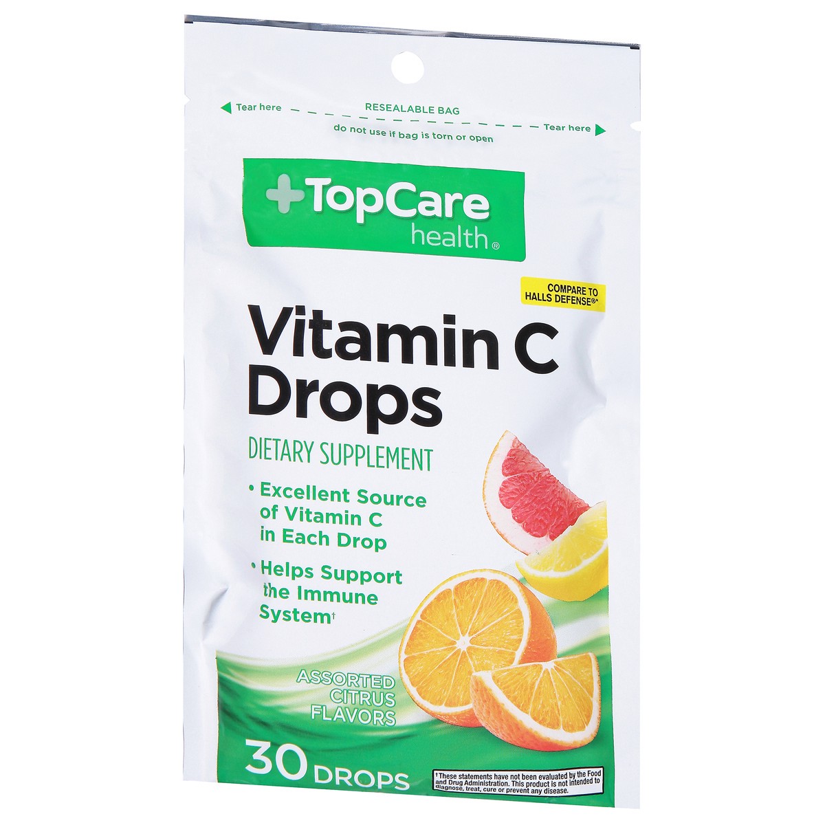 slide 5 of 16, TopCare Health Assorted Citrus Flavors Vitamin C Drops 30 ea, 30 ct