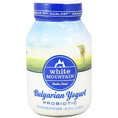 slide 1 of 1, White Mountain Bulgarian Non-Fat Yogurt, 32 oz