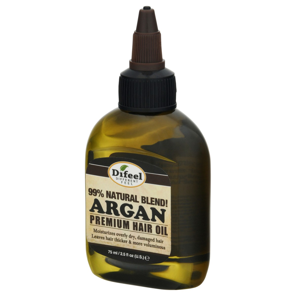 slide 9 of 9, Difeel Hair Oil Argan, 2.5 oz