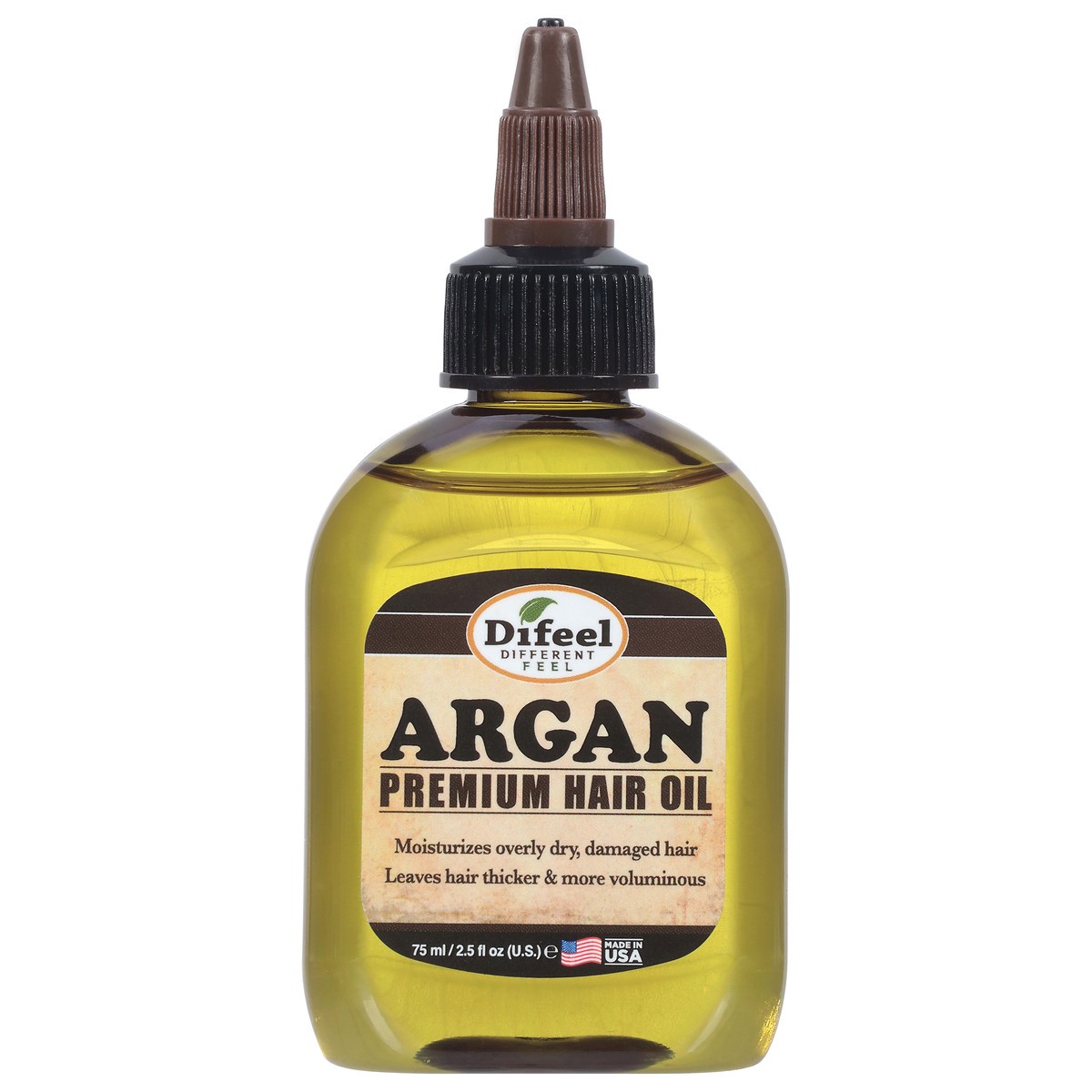 slide 1 of 9, Difeel Hair Oil Argan, 2.5 oz