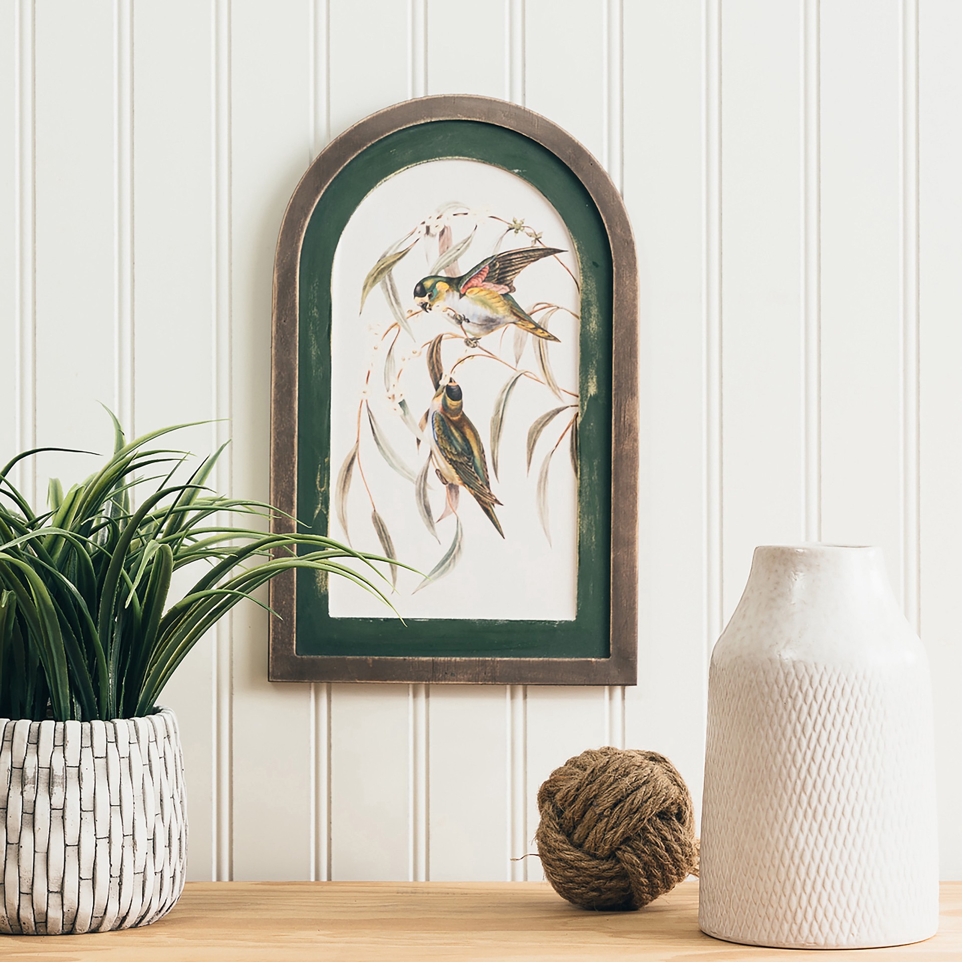 slide 3 of 6, Demis Unfinished Wood Arch Sign, 7.5 in x 12 in