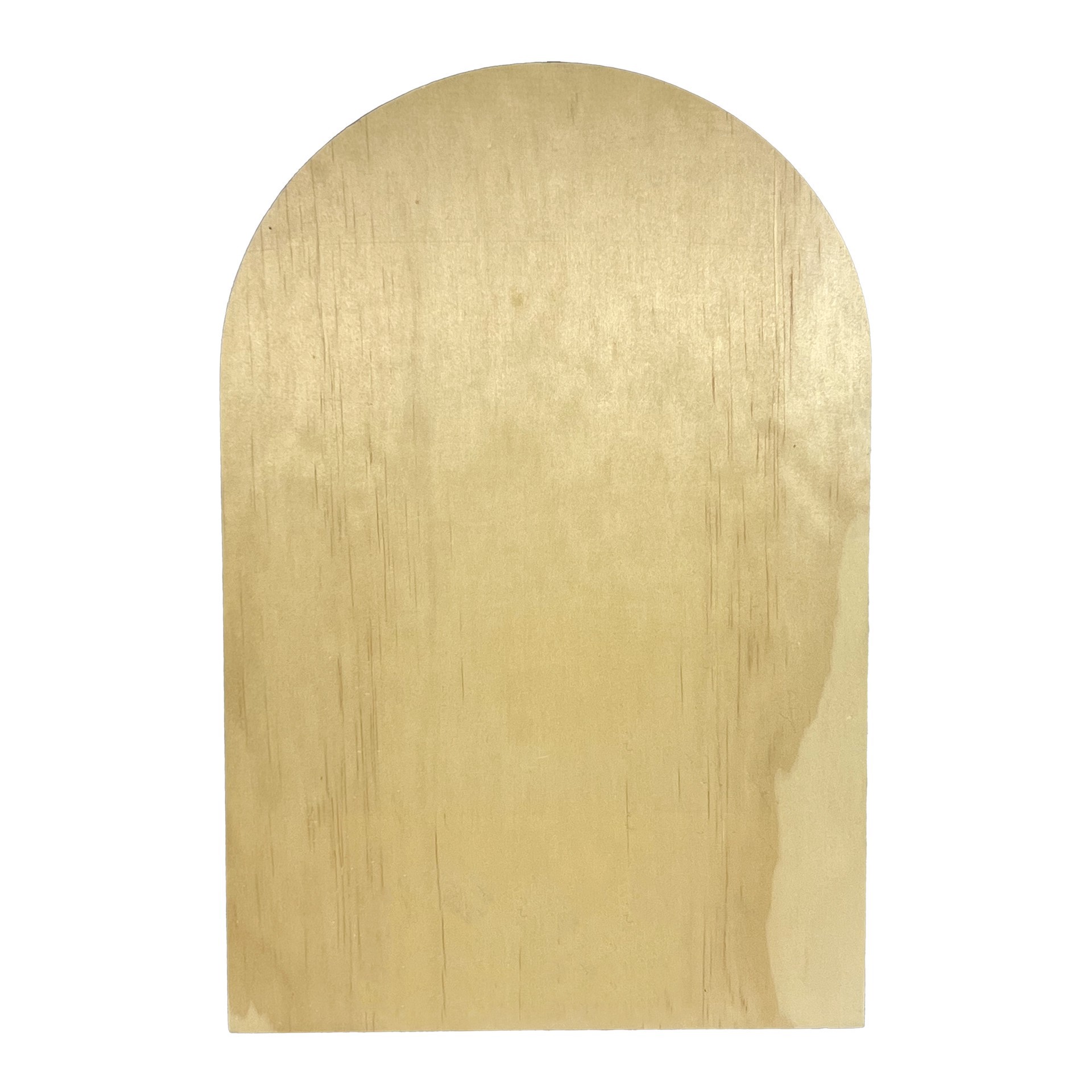 slide 2 of 6, Demis Unfinished Wood Arch Sign, 7.5 in x 12 in