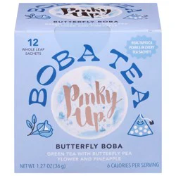 Pinky Up Butterfly Boba Tea - 12 Count