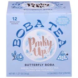 Pinky Up Butterfly Boba Tea - 12 Count