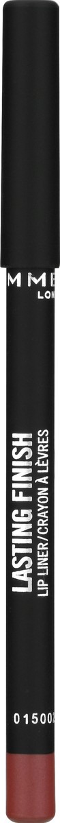 slide 10 of 11, COTY RIMMEL LONDON Rimmel Lasting Finish 8HR Soft Lip Liner Pencil - Vibrant, Blendable Formula to Lock Lipstick in Place for 8 Hours - 195 Sunset Pink, .04oz, 1.20 g