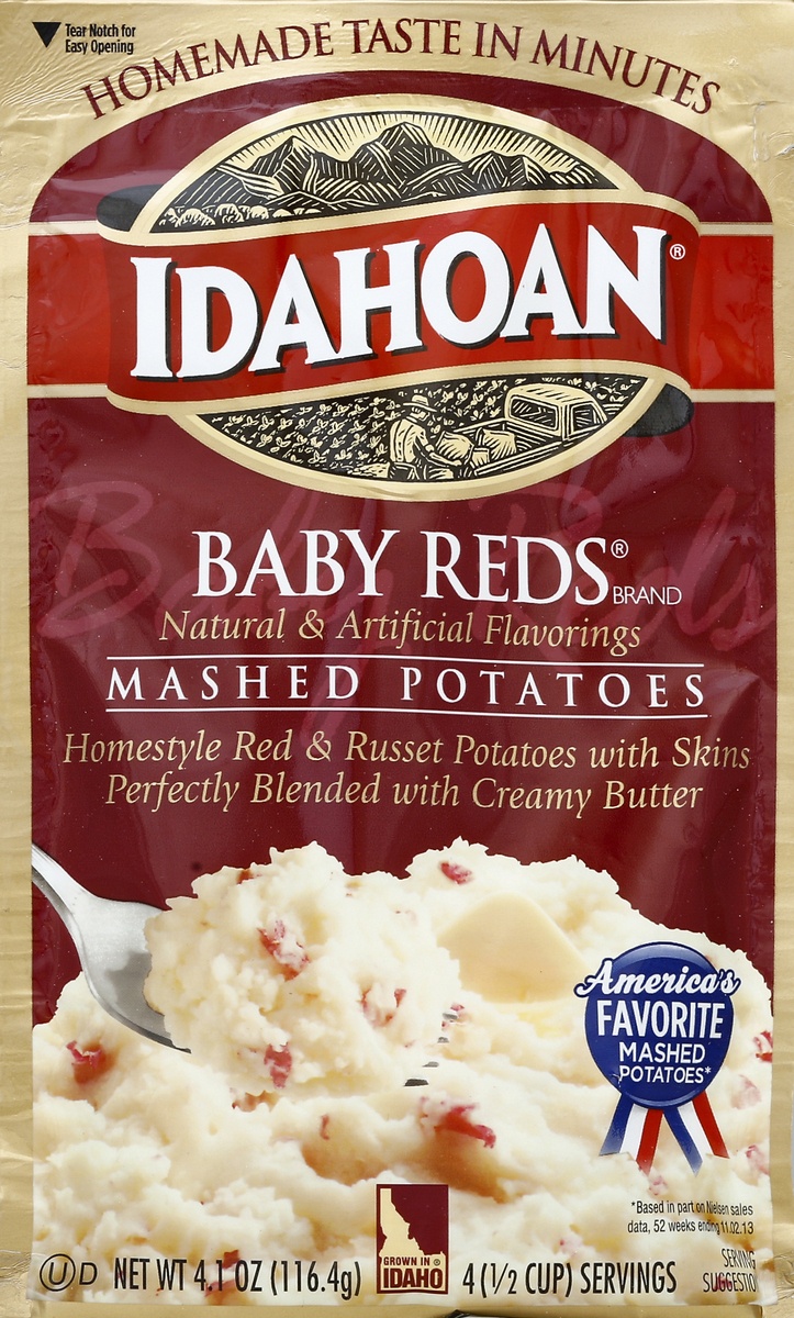 slide 3 of 3, Idahoan Baby Reds Mashed Potatoes, 4.1 oz