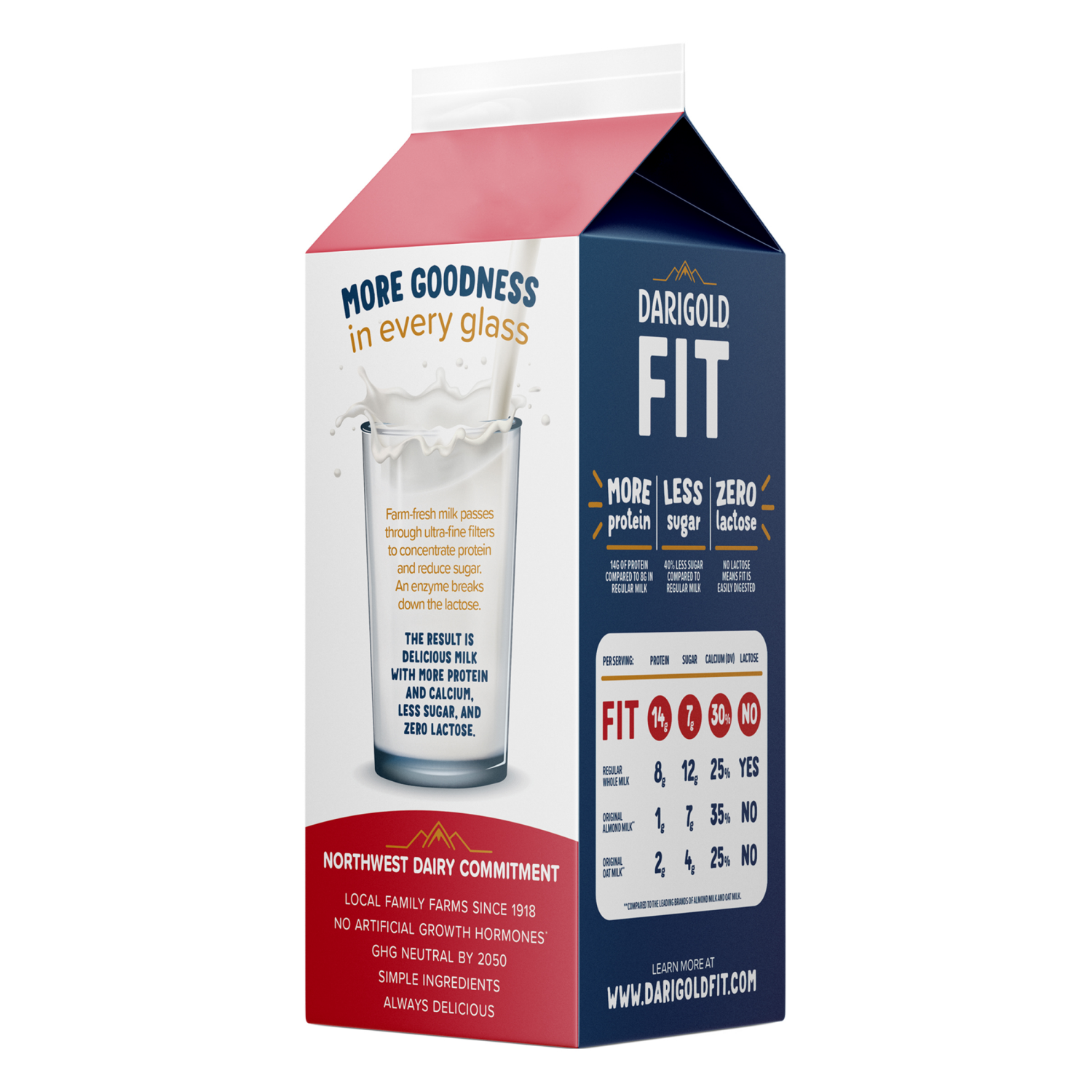 slide 2 of 2, Darigold Fit Whole Ultra-Filtered Milk 59 fl oz, 59 fl oz