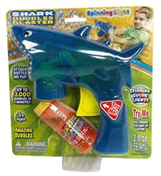 Placo Blue Shark Bubble Blaster - Each