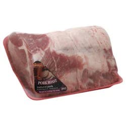 Pork Loin Rib Roast Half Bone In - 7 Lb