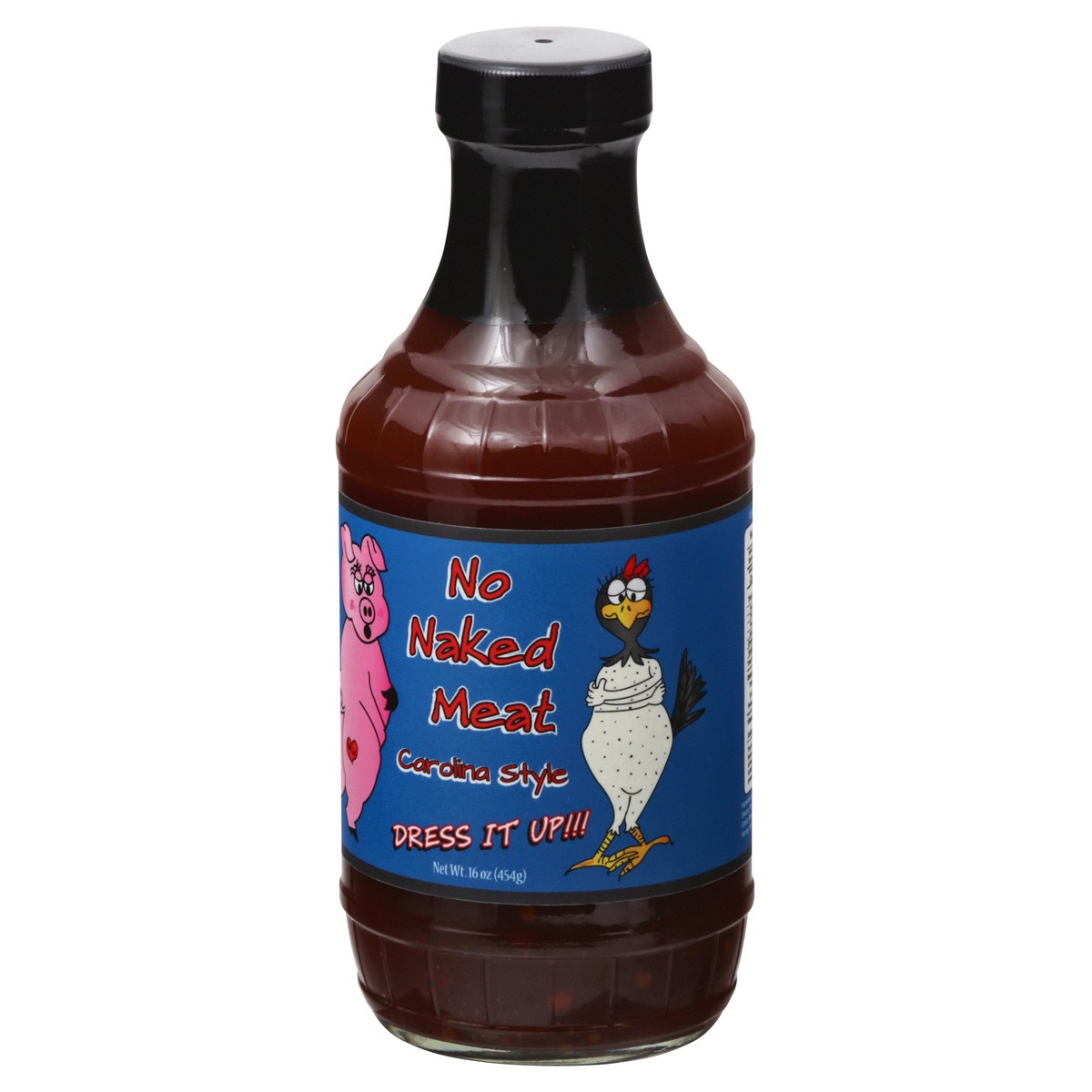 slide 9 of 13, No Naked Meat Carolina Style Barbecue Sauce 16 oz, 16 oz