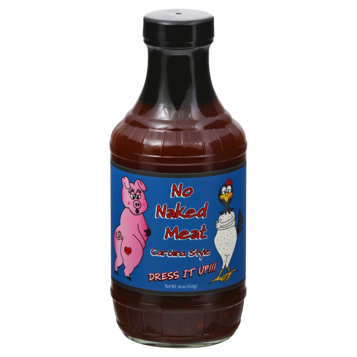 slide 2 of 13, No Naked Meat Carolina Style Barbecue Sauce 16 oz, 16 oz