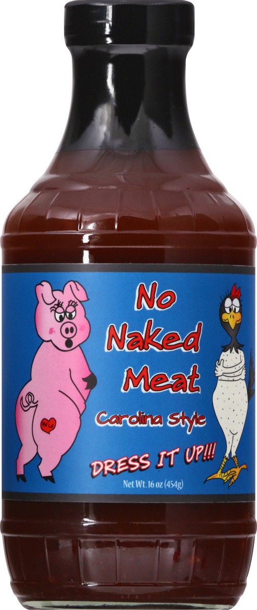slide 8 of 13, No Naked Meat Carolina Style Barbecue Sauce 16 oz, 16 oz