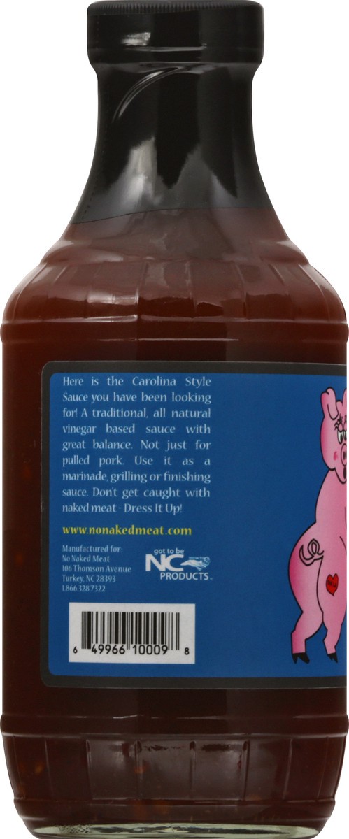 slide 10 of 13, No Naked Meat Carolina Style Barbecue Sauce 16 oz, 16 oz