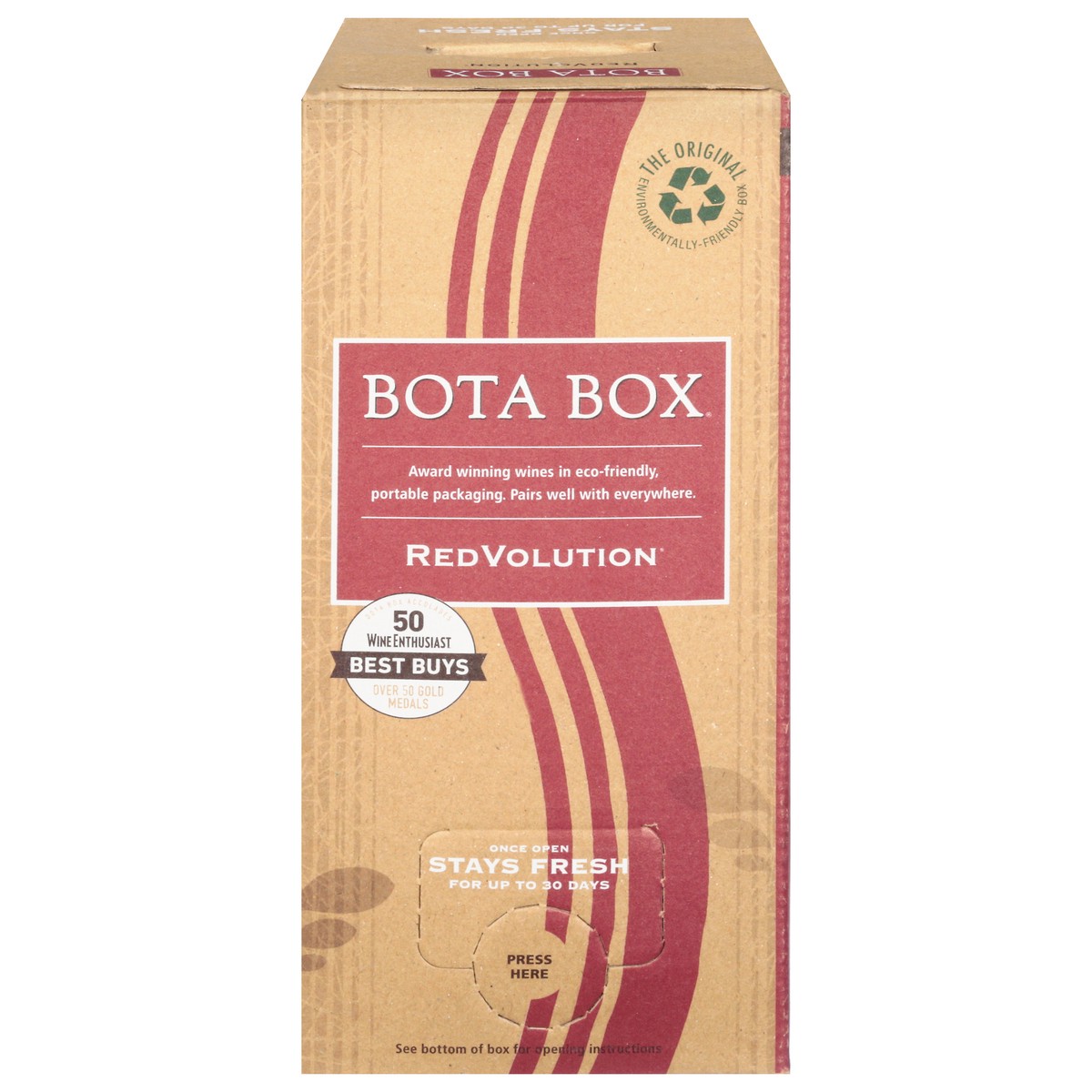 slide 1 of 9, Bota Box 3L Redvolution, 3 liter