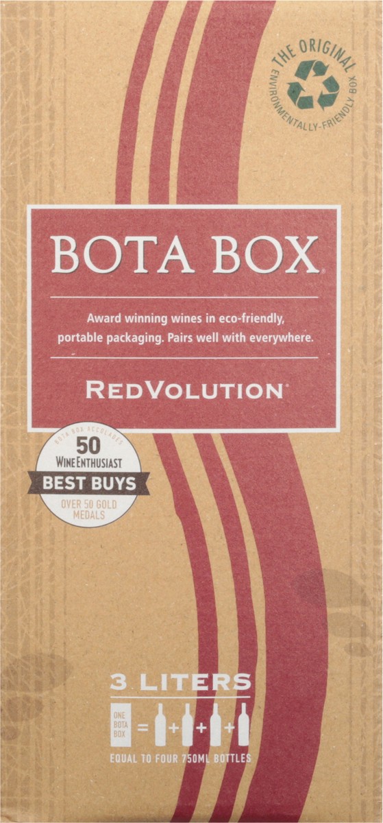 slide 8 of 9, Bota Box 3L Redvolution, 3 liter