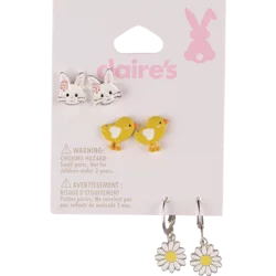 Claire's Easter 3 Pair Earrings