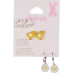 Claire's Easter 3 Pair Earrings