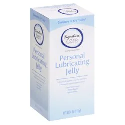 Signature Select/care Lubricating Jelly Personal Gentle And Safe - 4 Oz