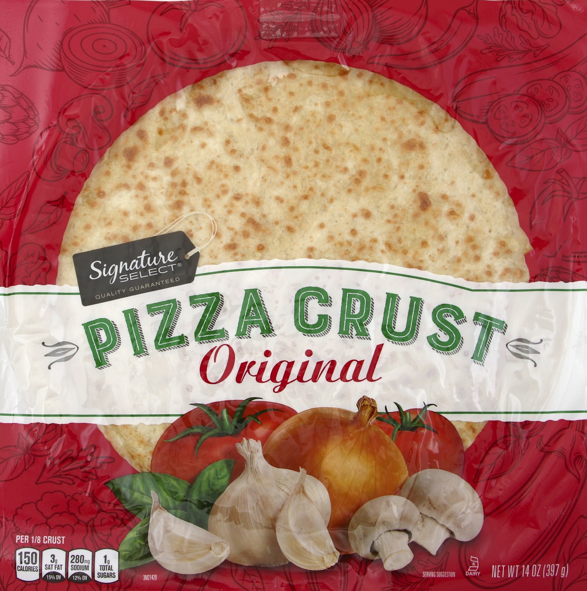 slide 2 of 3, Signature Select Pizza Crust 14 oz, 