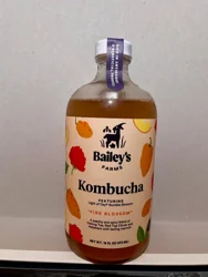 Bailey's Farms Kombucha, Fire Blossom, 16 fl oz