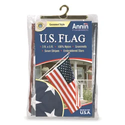 Annin Embroidered American Flag