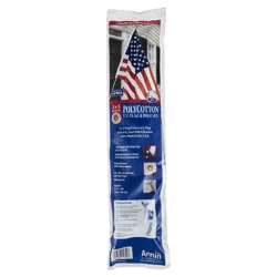 Annin Flagmakers Flag Banner Kit With Steel Pole - Red/White/Blue/Silver/Gold