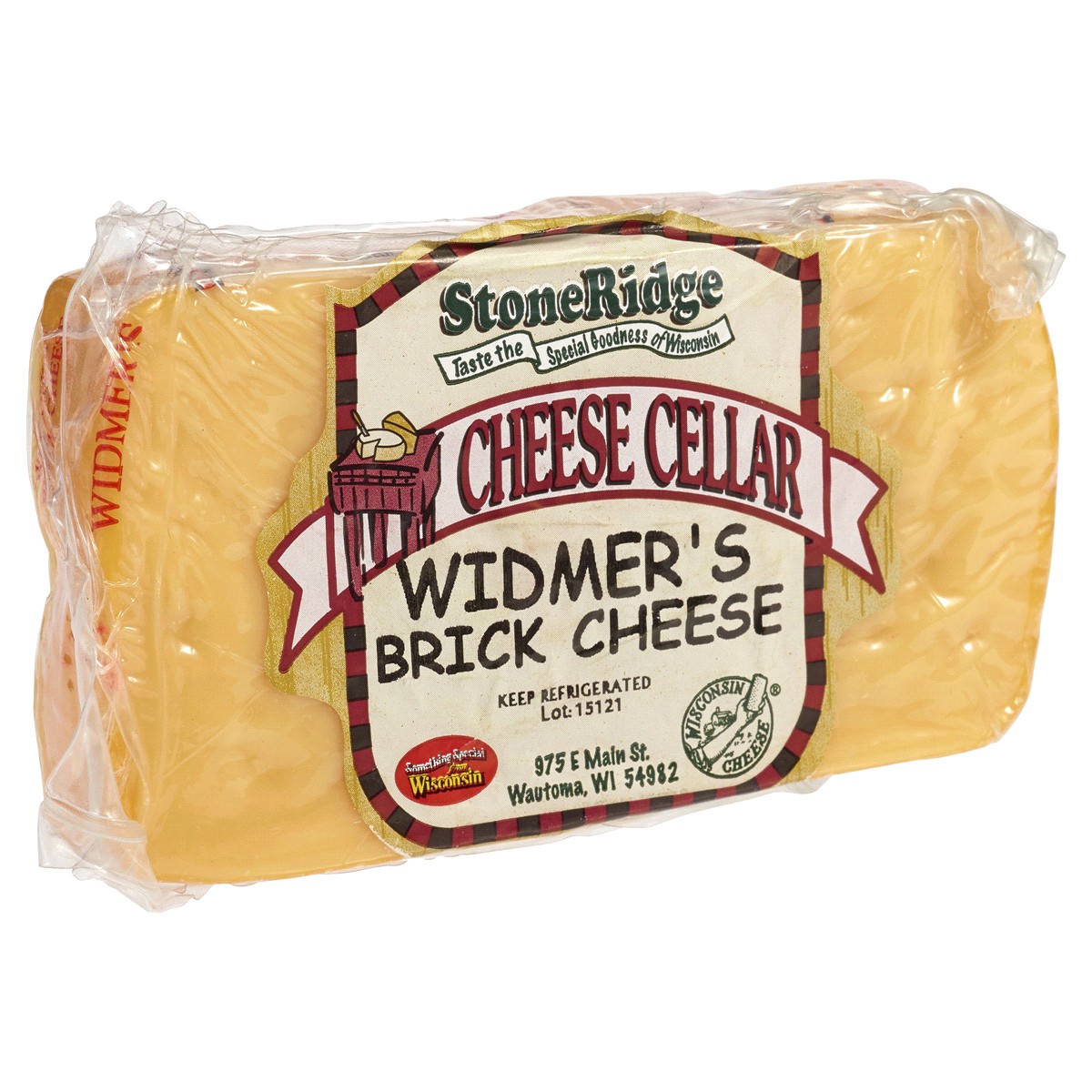 slide 2 of 2, StoneRidge Widmer's Brick Cheese, 8 oz, per lb