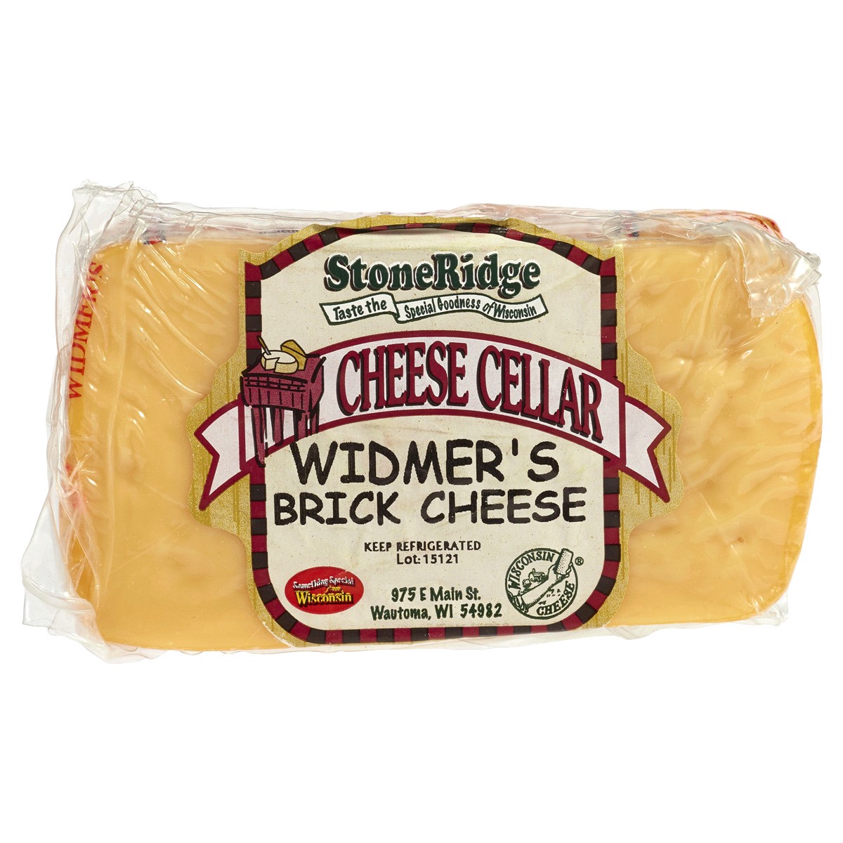 slide 1 of 2, StoneRidge Widmer's Brick Cheese, 8 oz, per lb