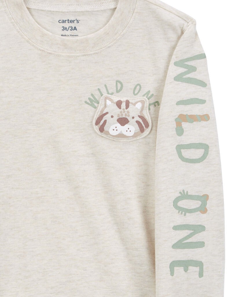 slide 4 of 4, Carter's Toddler Wild One Graphic Tee Heather 5T, 1 ct