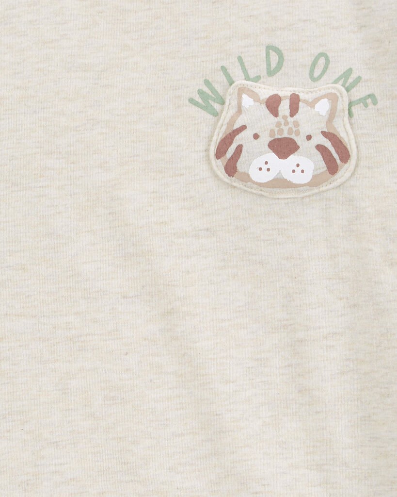 slide 3 of 4, Carter's Toddler Wild One Graphic Tee Heather 5T, 1 ct