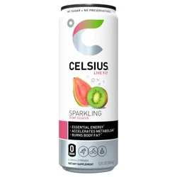 CELSIUS Fitness Drink, Kiwi Guava, Sparkling