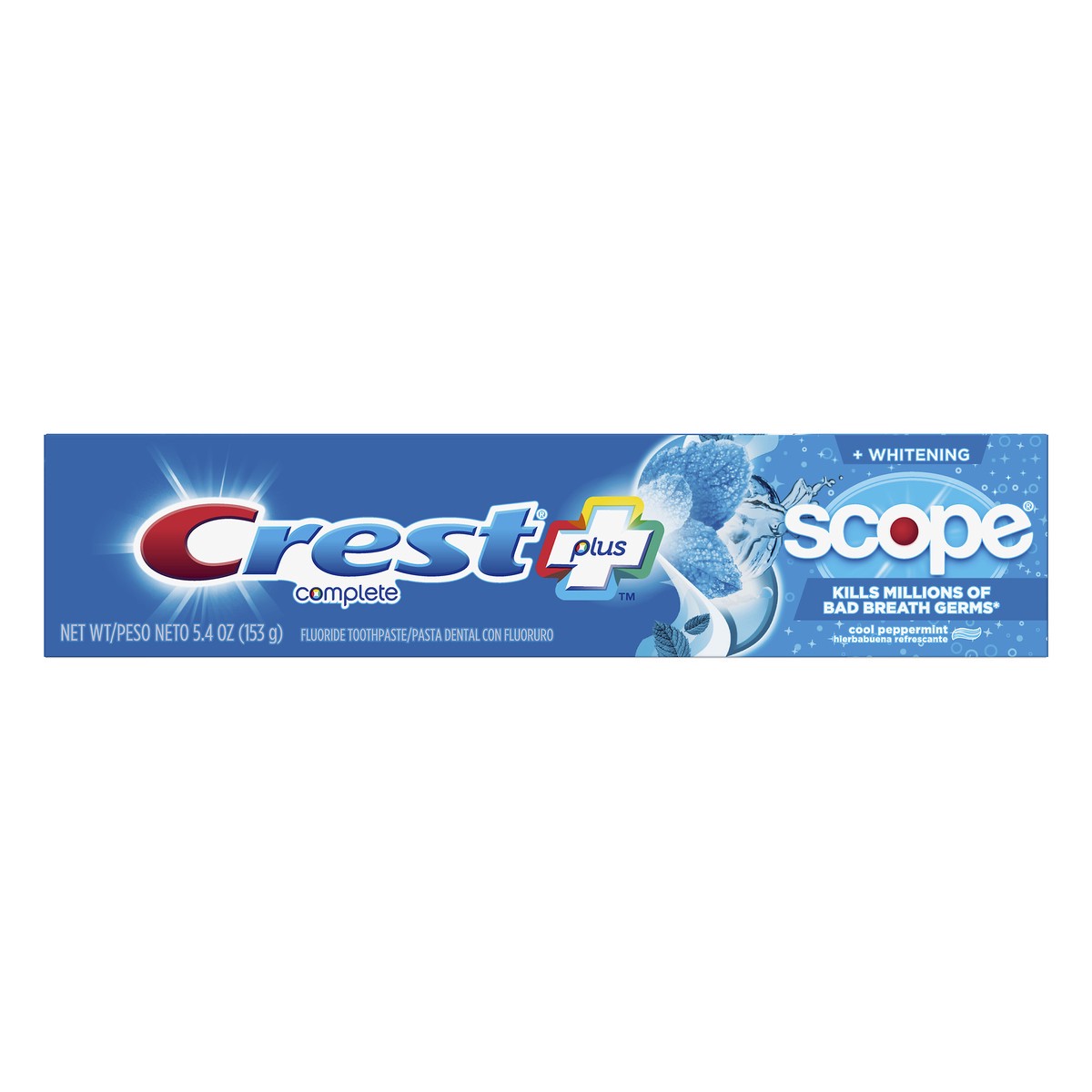 slide 1 of 2, Crest Complete Plus Whitening+Scope Toothpaste Peppermnt 1Pk, 5.4 oz