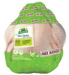 Harvestland Free Range Chicken Whole Fryer Free Range No Antibiotics Ever - 5.00 Lb