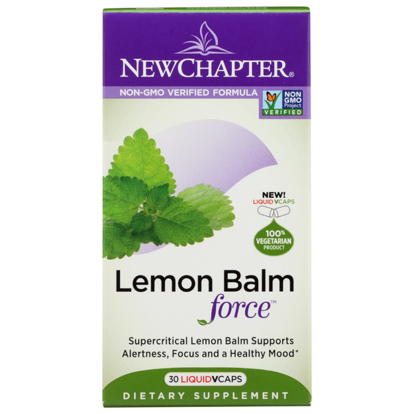 slide 1 of 1, New Chapter Lemon Balm Force, 30 ct