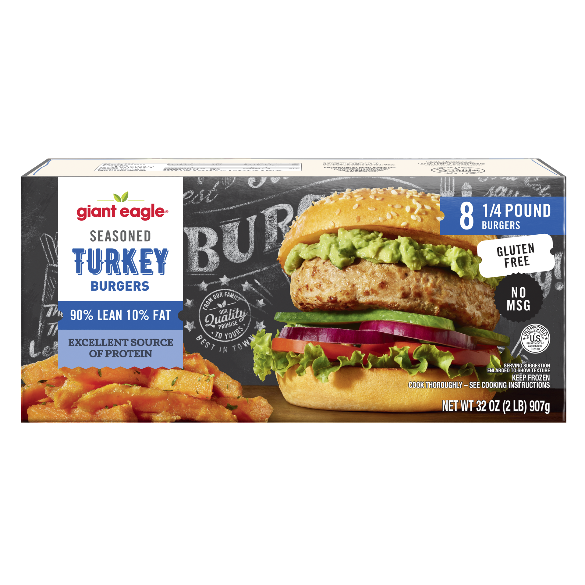 slide 1 of 1, Ge Turkey Burger 90/10, 24 lb